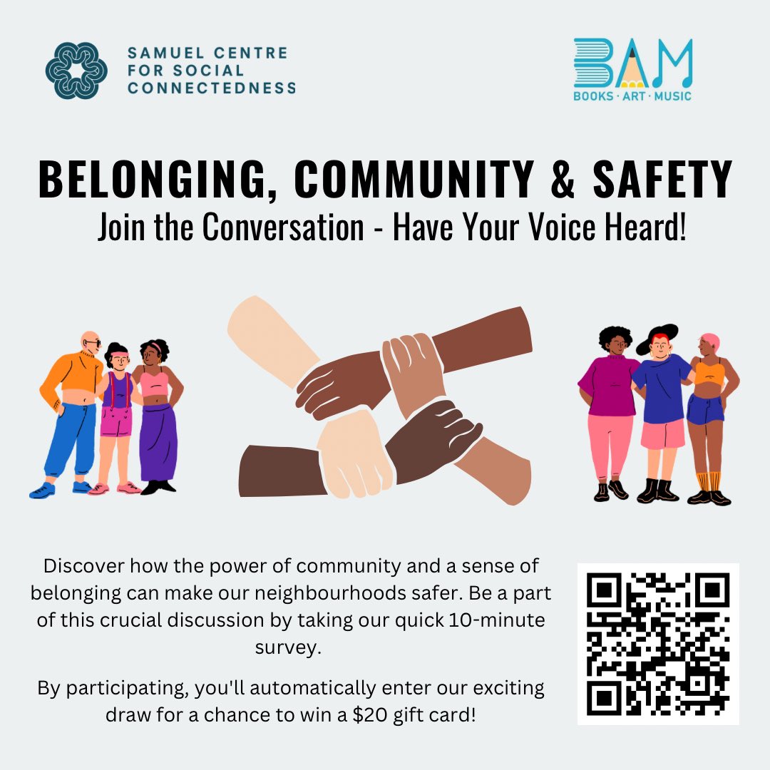BAMCollectivee's tweet image. BELONGING, COMMUNITY &amp;amp; SAFETY
Join the Conversation - Have Your Voice Heard

LINK TO SURVEY:
forms.gle/91CTudQmYDSGbD…