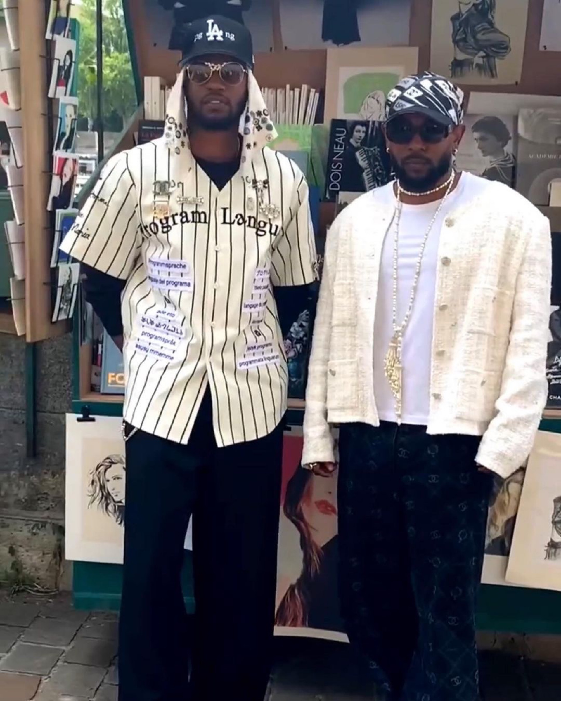 HipHopDX on X: Kendrick Lamar x Dave Free in Paris for the Chanel fashion  show 🔥   / X