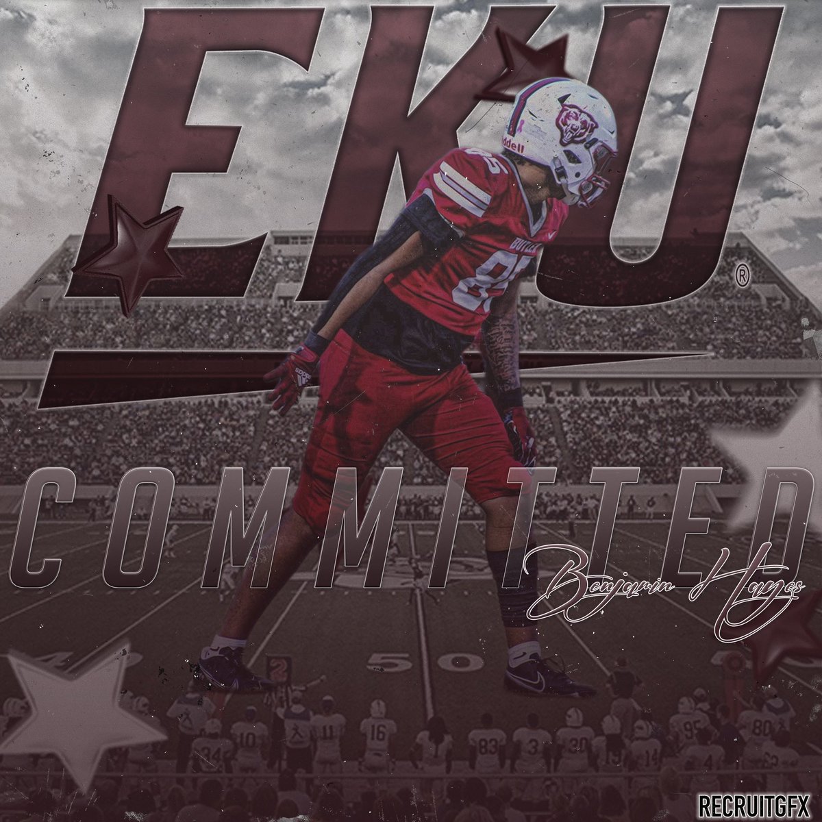 Hayes23Ben's tweet photo. 110% committed ❤️❤️ @EKUFootball https://t.co/XCkkVAHbWa