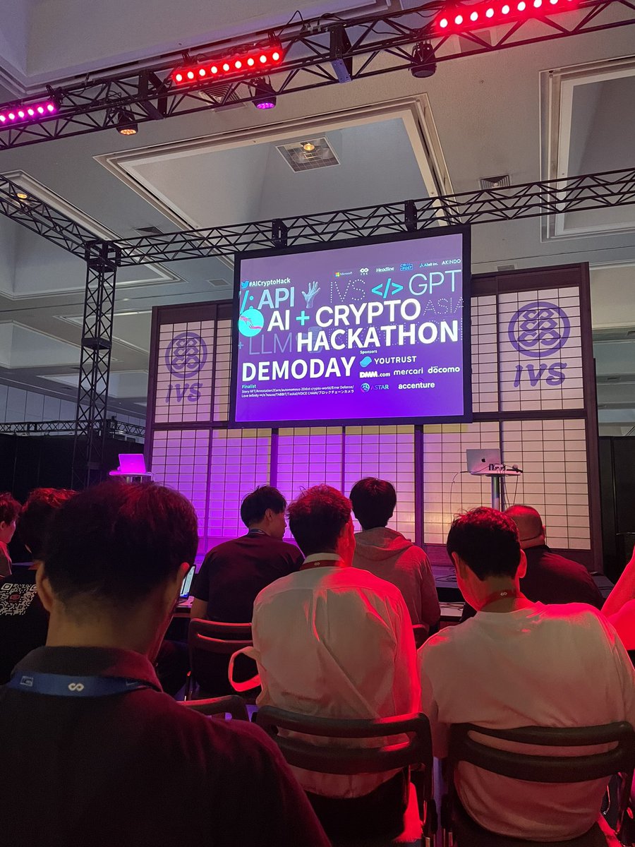 akindo_io's tweet photo. #AICryptoHack we held at #IVS2023  was also sponsored by @AstarNetwork 🤝

Astar prize was announced by @WatanabeSota , the founder of Astar🎉

9 products that the most innovative AI × Astar got the prize🎖

We will continue to make developers hustle with Astar🚀

#IVSCrypto https://t.co/I3uieUKG2k