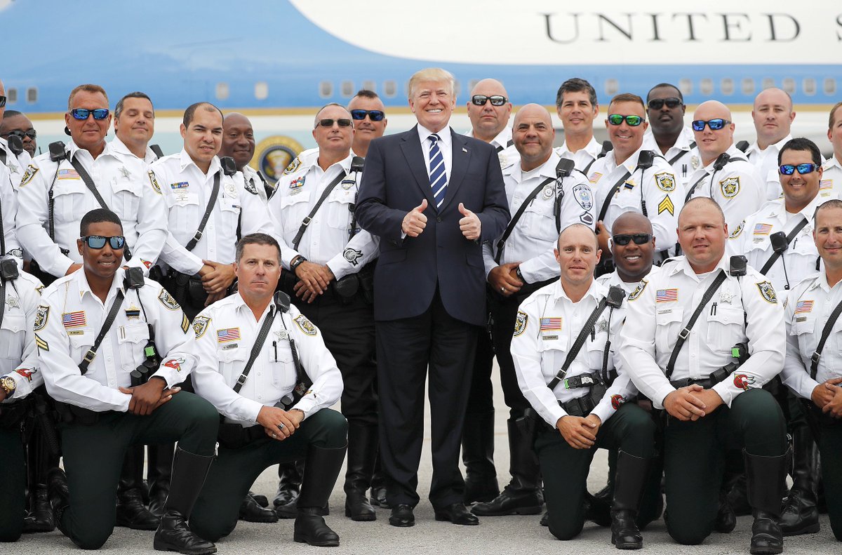 President Trump, supported and endorsed by Law Enforcement agencies from coast to coast!  

Trump 2024! 🇺🇸