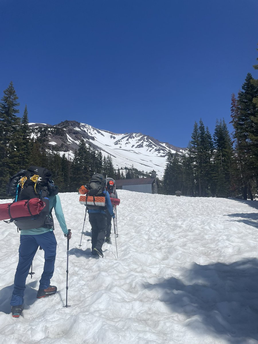 Cold, long climb up Mt Shasta last week - got clear skies on a 15 hour push