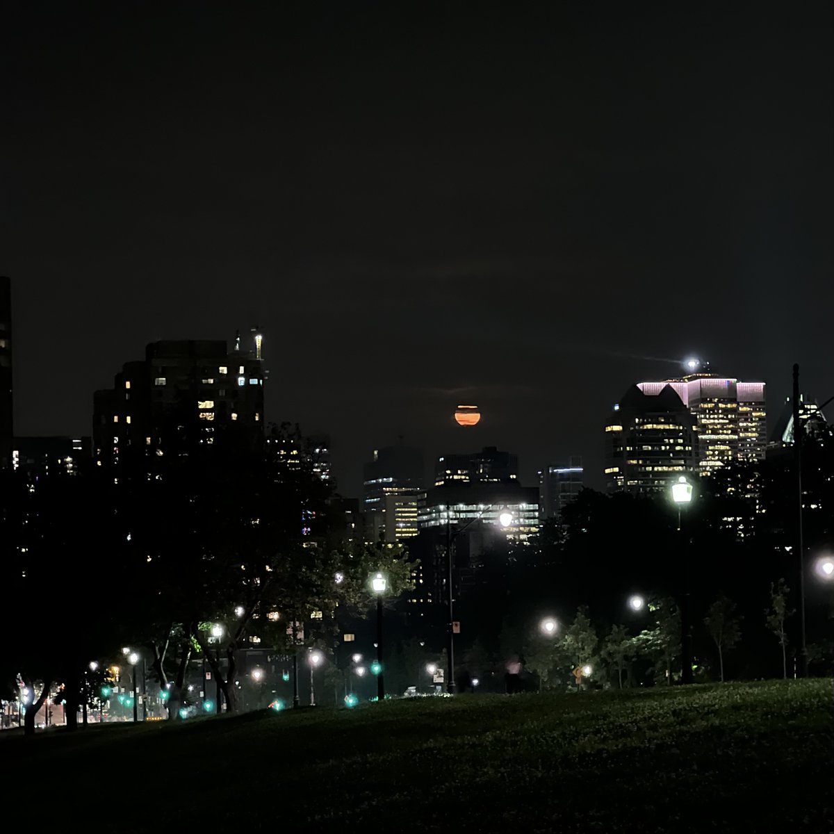 guyars's tweet photo. Quelques photos de la super lune d'hier prises au pied du mont Royal.
#Biximtl https://t.co/ltjs5m9cDi