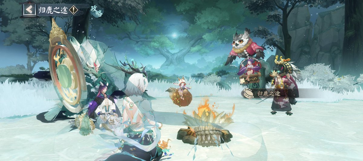maotiansensen's tweet photo. 夏日物语，这次终于轮到七角山成员的故事🥺

#Onmyoji  
#阴阳师 
#寻森小鹿男 https://t.co/M0JaRk6Ka2