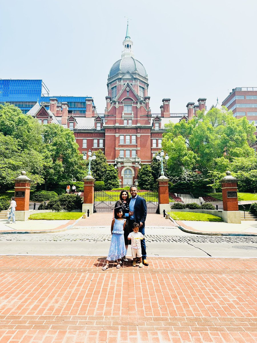 Graduated from #1 school of public health #JohnsHopkins