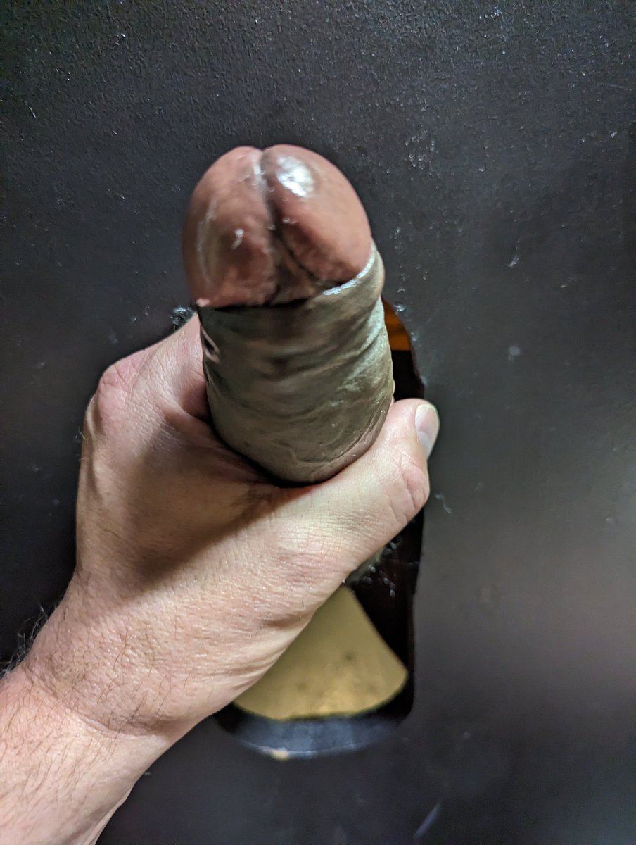 BobbyDr29615068's tweet photo. Two friends stopped by to drop their loads. White guy had a beer can cock! My jaw perished. Then I got to serve an uncut BBC. Each delivered their nut their style. I love my job!! #beercancock #bbc #tagteam https://t.co/xxEmx4DOBJ