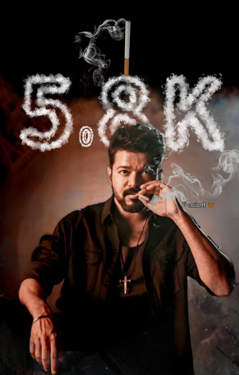 vj_vasant_offl's tweet photo. Thank You 5.8K ❤

#LEO @actorvijay #NaanReady 🚬 https://t.co/oDKBjaeNqV