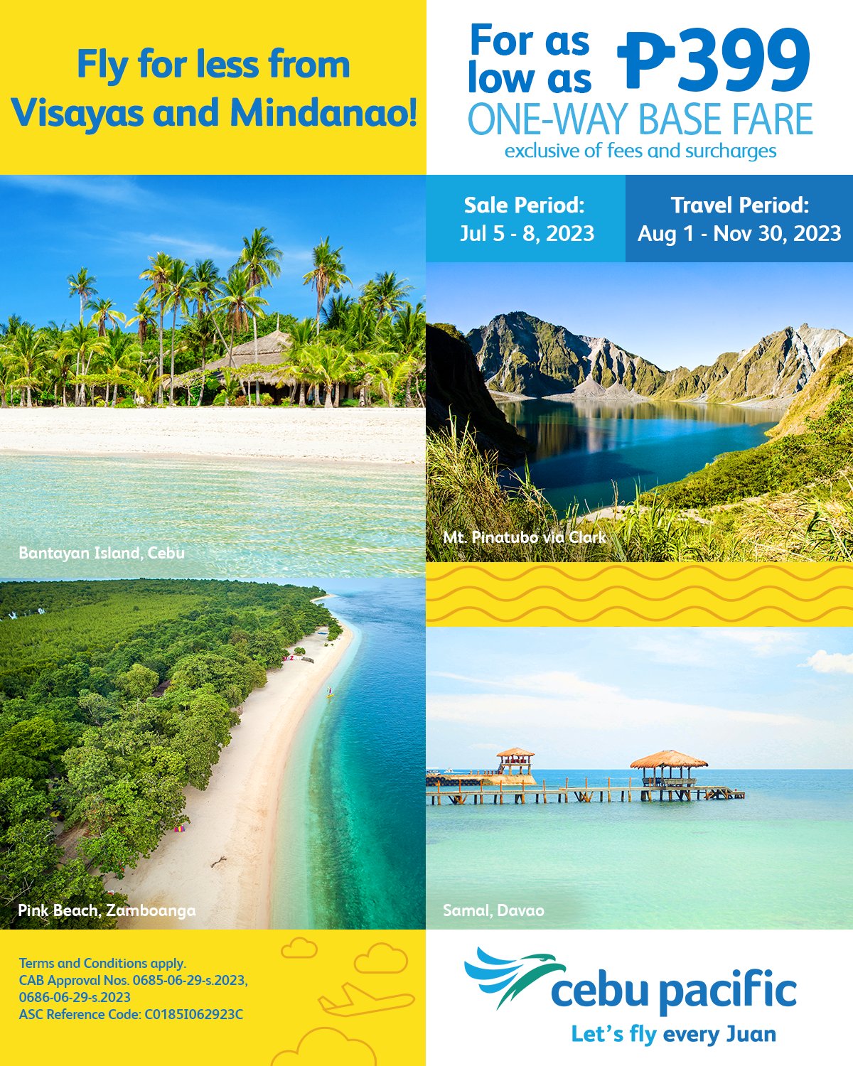 Cebu Pacific Air on Twitter "Plan to travel domestically from Visayas or Mindanao? Fly for as