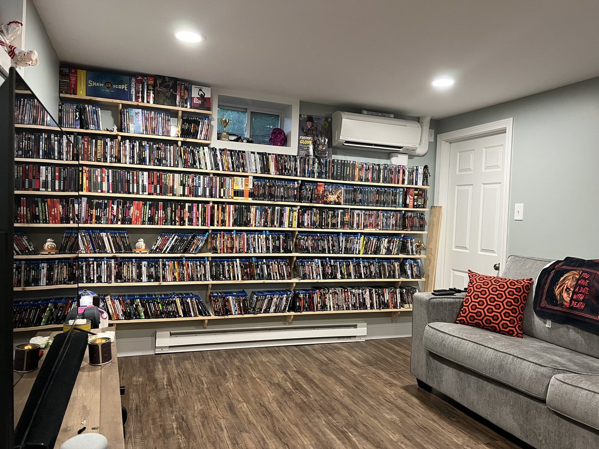 Put up sone shelving today. Still another wall to, some painting to do, and a serious reorg of everything