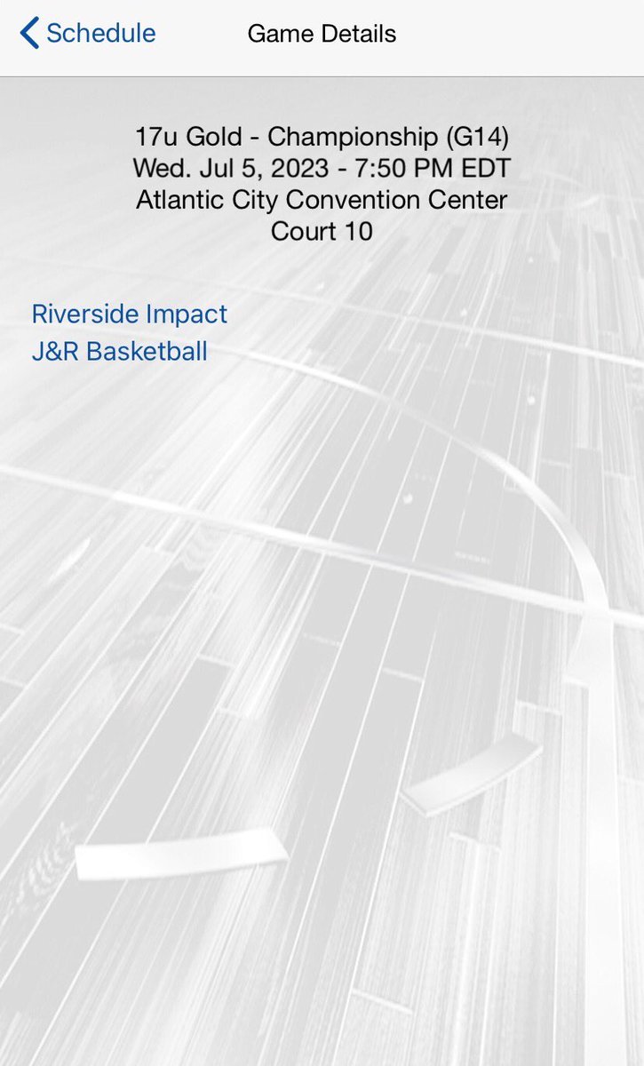 I will be at Atlantic City playing with J&amp;R Basketball #5