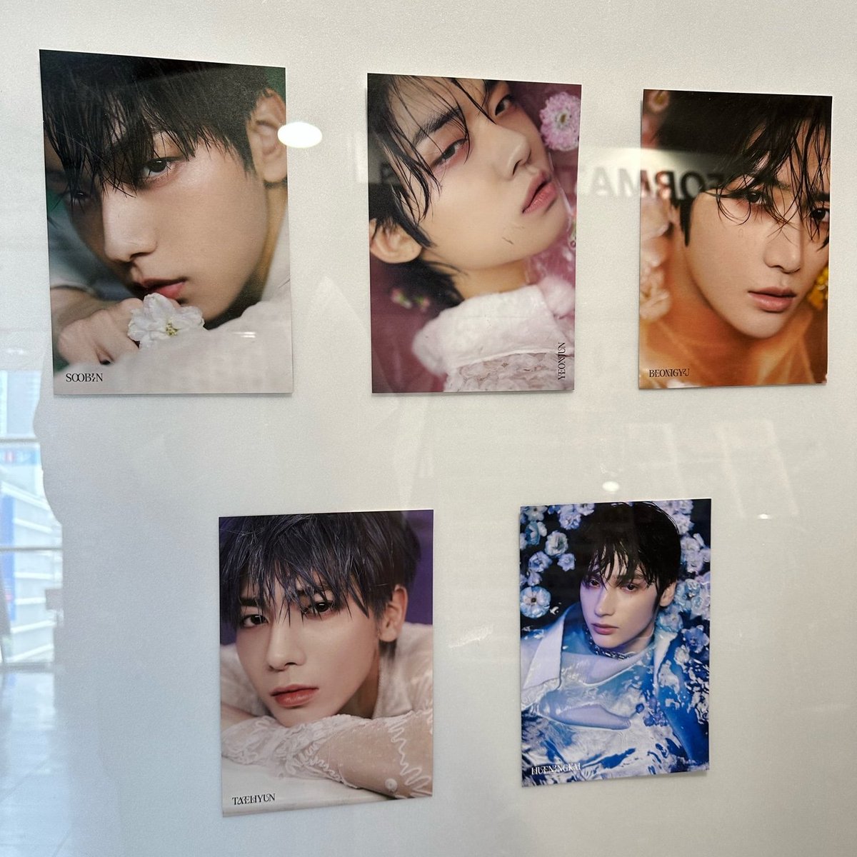 TXT GBGB 渋谷 タワーレコード ラッキードロー 5枚セット タワ渋kpop】 ／ #TOMORROW_X_TOGETHER 💓限定特典付き商品1F/5Fにて