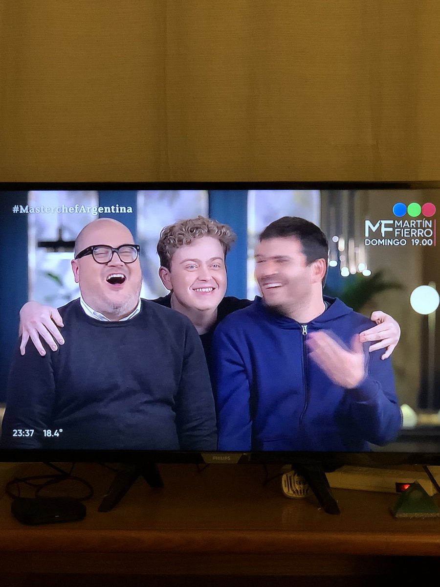 Aguante este trío. #MasterchefArgentina #MasterChef Aquiles Rodolfo Rodrigo