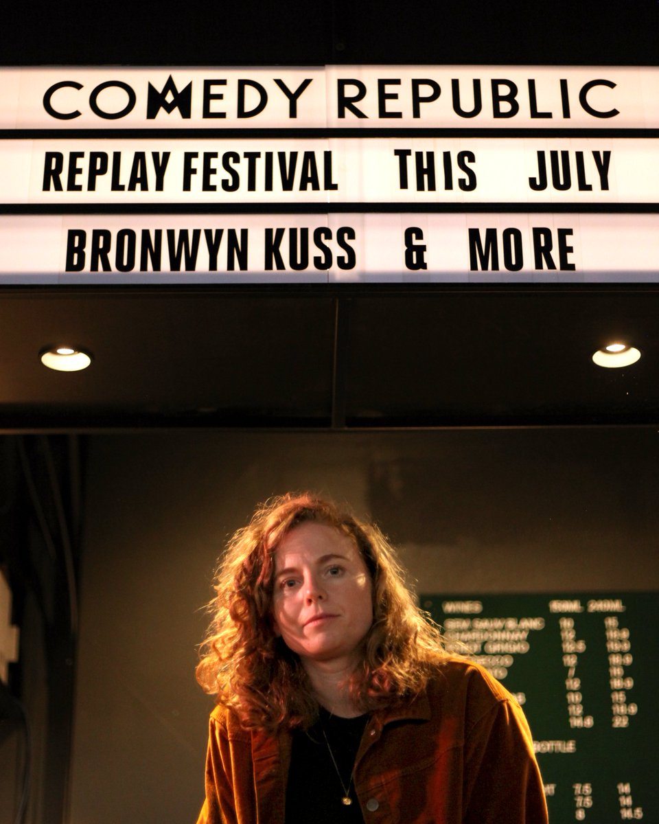 Comedy Republic (@comedyrepublic_) on Twitter photo Tonight 6:15pm!
The magnetic <a href="/BronwynKuss/">Bronwyn Kuss</a> takes to the stage with her stellar show!
After winning the 2022 <a href="/micomfestival/">Melbourne International Comedy Festival</a> Directors' Choice Award and crushing her debut Gala spot this year, Bronwyn is going from strength to strength 🤩
Book now at comedyrepublic.com.au Tonight 6:15pm!
The magnetic <a href="/BronwynKuss/">Bronwyn Kuss</a> takes to the stage with her stellar show!
After winning the 2022 <a href="/micomfestival/">Melbourne International Comedy Festival</a> Directors' Choice Award and crushing her debut Gala spot this year, Bronwyn is going from strength to strength 🤩
Book now at comedyrepublic.com.au
