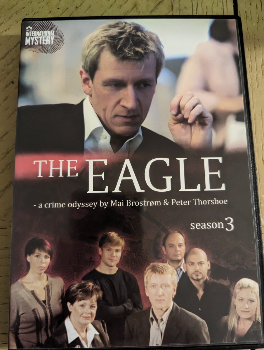 BrianBremser's tweet photo. Just finished binge watching Season 3 of The Eagle. Thank goodness I have the DVD, because I don't believe that this show is a part of mHzchoice. How about some more Danish shows? It's been a while since Dicte, though I did love Deliver Us. #mHzchoice https://t.co/2rTblUtwLk