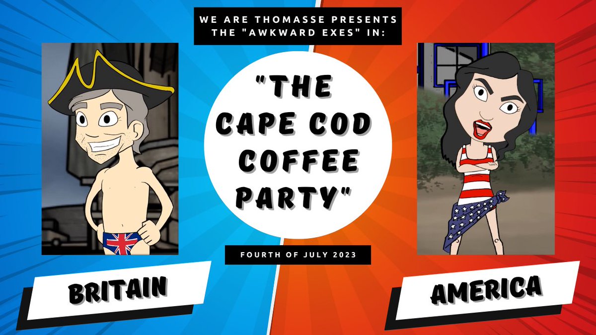 WeAreThomasse's tweet photo. Get your dose of laughter this #Fourth of #July! ๐ญ Watch "The Cape Cod Coffee Party" animated by @JeffBakerDraws, where #British revenge meets #American celebration. Don't miss out on the fun!
https://t.co/IqxORK559c
#AnimatedHumor #4thofJuly #FourthofJuly #IndependenceDay https://t.co/L0Ci74Syo6