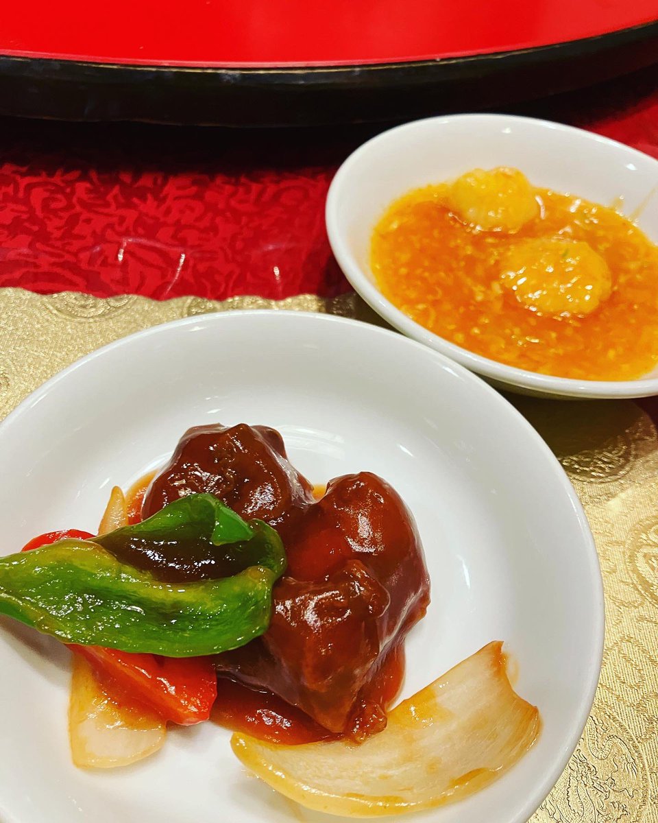 KiWAMI86's tweet photo. 中華コース美味しかったけどボリュームありすぎだった🥟 https://t.co/piXD3rwuvA