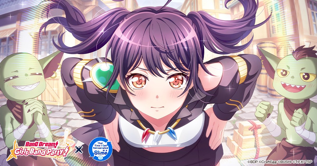 BanG Dream! Girls Band Party! EN Launches Collab With “That Time I