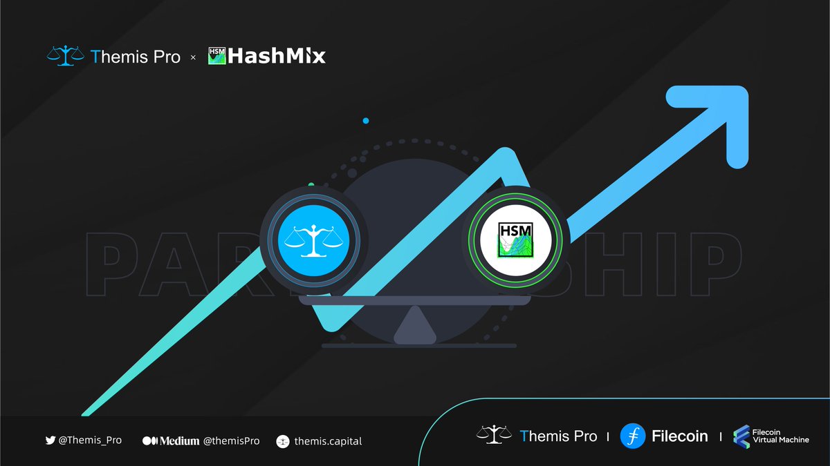 Themis_Pro's tweet photo. 🥳Hey Guys!🎇NEW PARTNERSHIP✨
#ThemisPro 🥂 @HashMixOfficial
⚖️We are pleased to announce our partnership with @HashMixOfficial.
👏 #HashMix is a fully trustless and safe liquid staking and lending protocol built on #FVM.
🤝Let's build the @Filecoin ecosystem together.
@fvmdev @FilFoundation #FVM #Themis #Filecoin