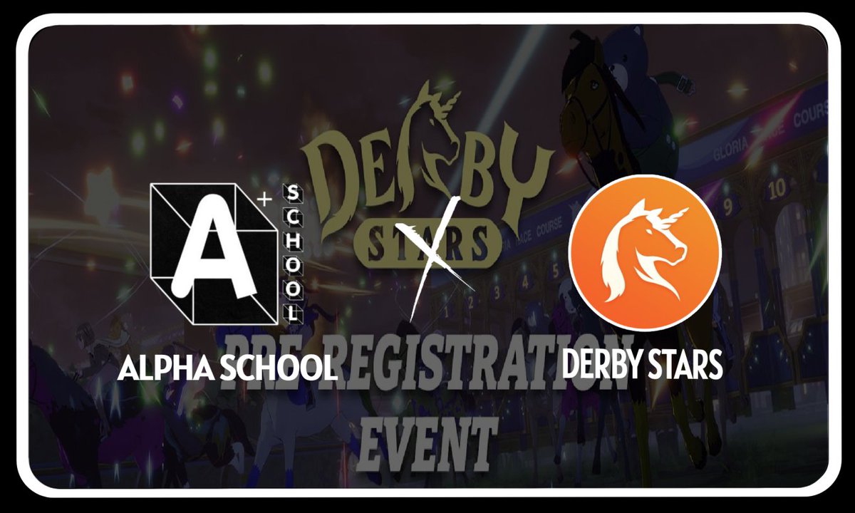 AlphaSchool77's tweet photo. Alpha School X Derby Stars Unique Random box

👑Prize : 200 Unique Randombox NFTs

Each Unique Random Box works as a raffle to receive a Unique horse.

📍Join GA Event
https://t.co/yCxYdycf7k

📍Join Discord
https://t.co/GJDTqCNpXv
https://t.co/z3AN0VfS3i

To Enter :
📍Follow +❤ +🔄+Tag3
@DerbyStars_HQ
@AlphaSchool77
@0xnftaloha
@0xA_School

⏰ ~ 5 Day
#NFT #NFTGiveaway #NFTs #NFTCommuntiy #Airdrop