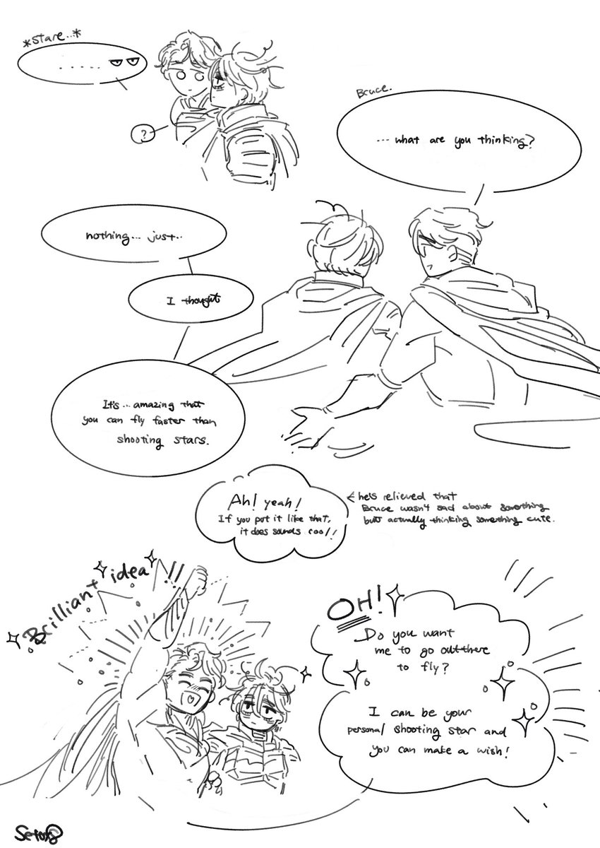 A wish (1-4/11)Battinson #superbat   What Bruce wants more than anything else.