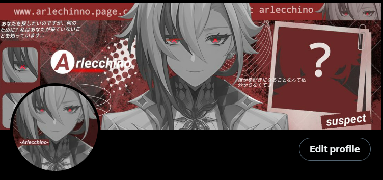 huehue akhirnya bisa jajan layout arlecchino >:D makasih kak @ennaloutte ! aku pake nya di akun priv ku :">

- Bocchi