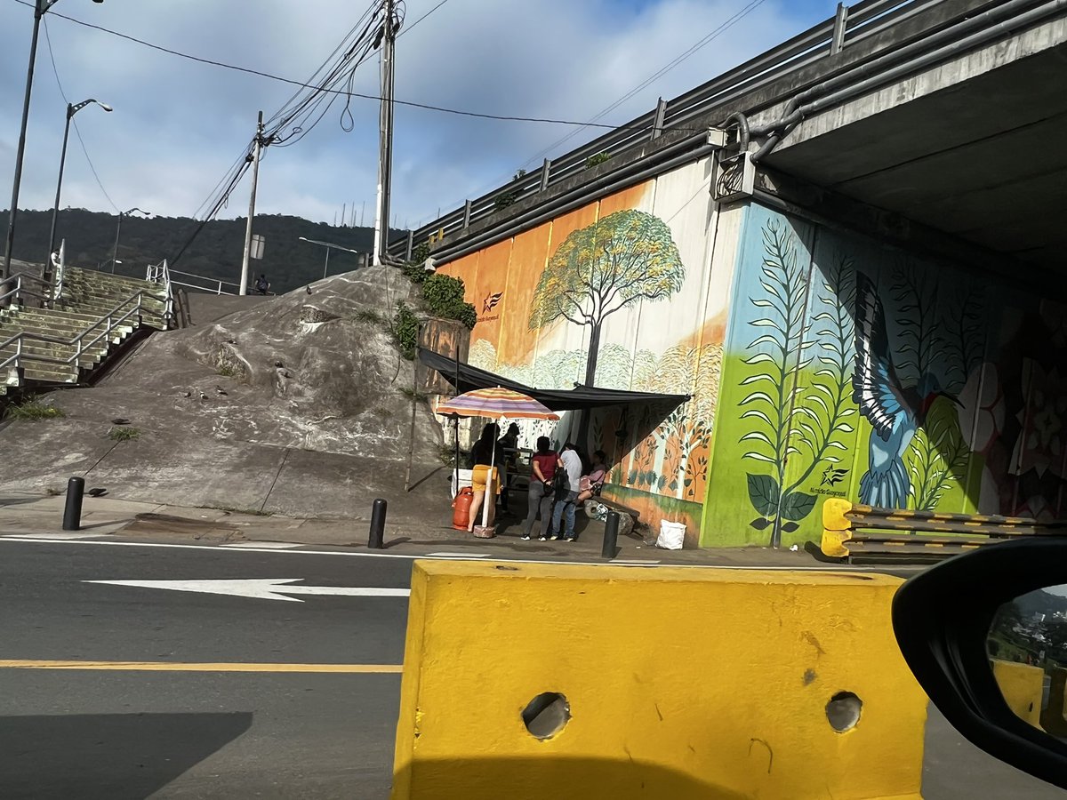 egarcerant's tweet photo. @aquilesalvarez @ATMGuayaquil en las mañanas en la subida a la Espol hay motos y autos que, por no subir hasta el redondel, se cruzan por la división pudiendo causar accidentes. También se ha improvisado como paradero de taxis y buses con cruce de peatones. Favor más control https://t.co/geZT1KorpF