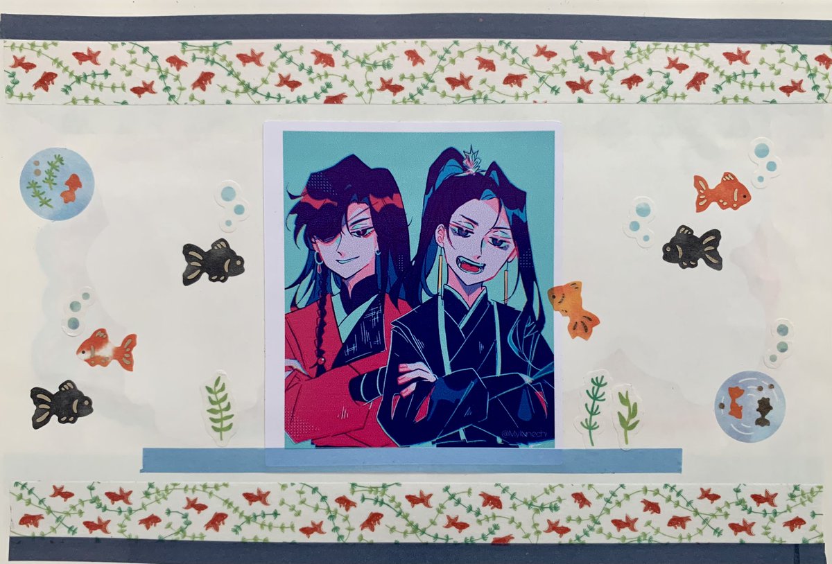 baobeibaobae's tweet photo. Sticker from @mylunechiโs shop on red bubble. #twinghosts #ๅ้ฌผ็ #tgcf #hexuan #mylittlefish https://t.co/s3NGuJ52EB