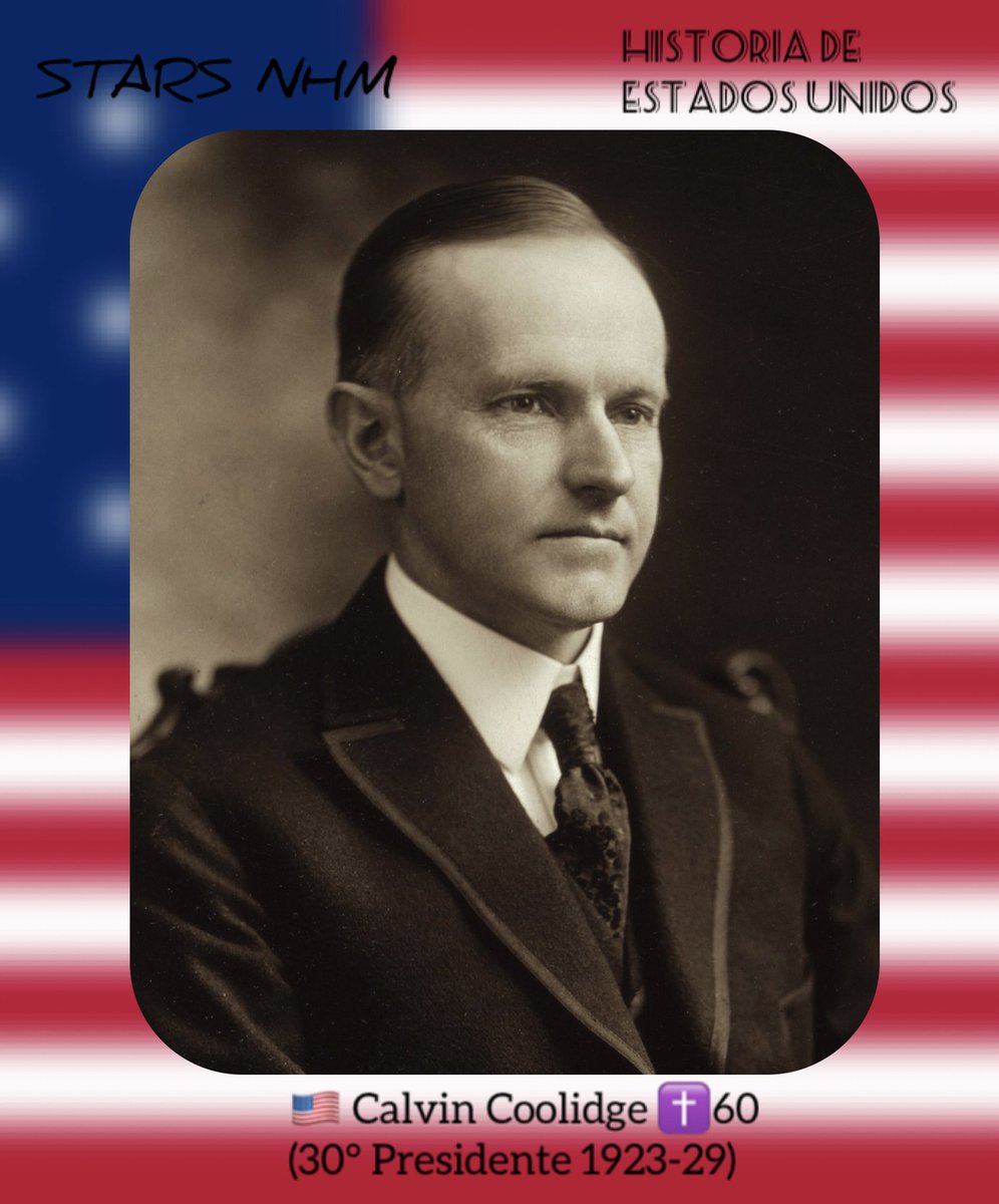 ⭐️ 4️⃣ de Julio 
Historia de Estados Unidos 📜🏛️🇺🇸
#Historia #EstadosUnidos #FelizMartes #Efemerides #UnDiaComoHoy #4deJulio #CalvinCoolidge #StarsNHM @HcHistoria @historica2020 @USAmbMex @ChrisLandauUSA @SRE_mx