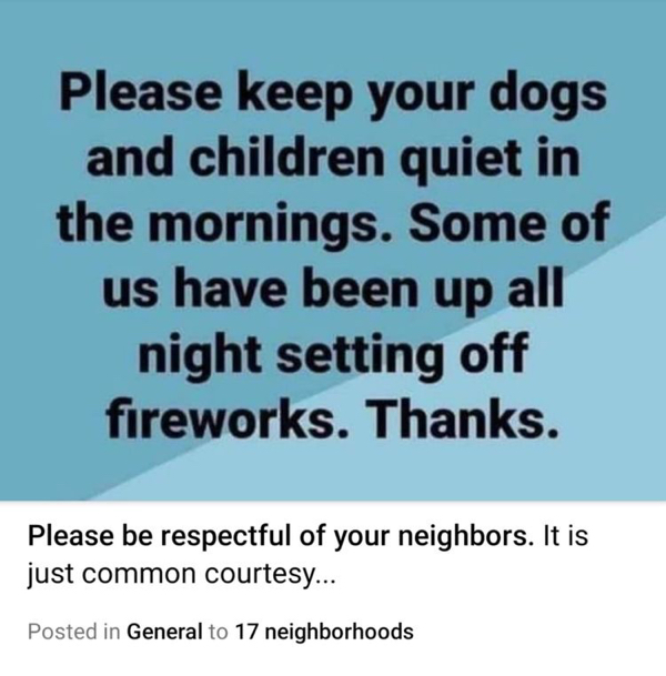 "When neighbors start talking, good things happen." 🏡