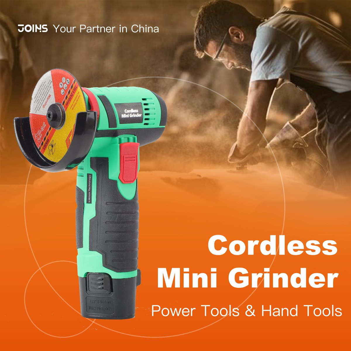 JOINSCN's tweet image. Introducing the Mini Portable Electric Angle Grinder!
Say goodbye to cords and hello to convenience with our portable angle grinder.
Tag your DIY enthusiast friends who would love to get their hands on this tool. 📷 📷
#anglegrinder #DIY #grinder #gardentools #powertools #tools