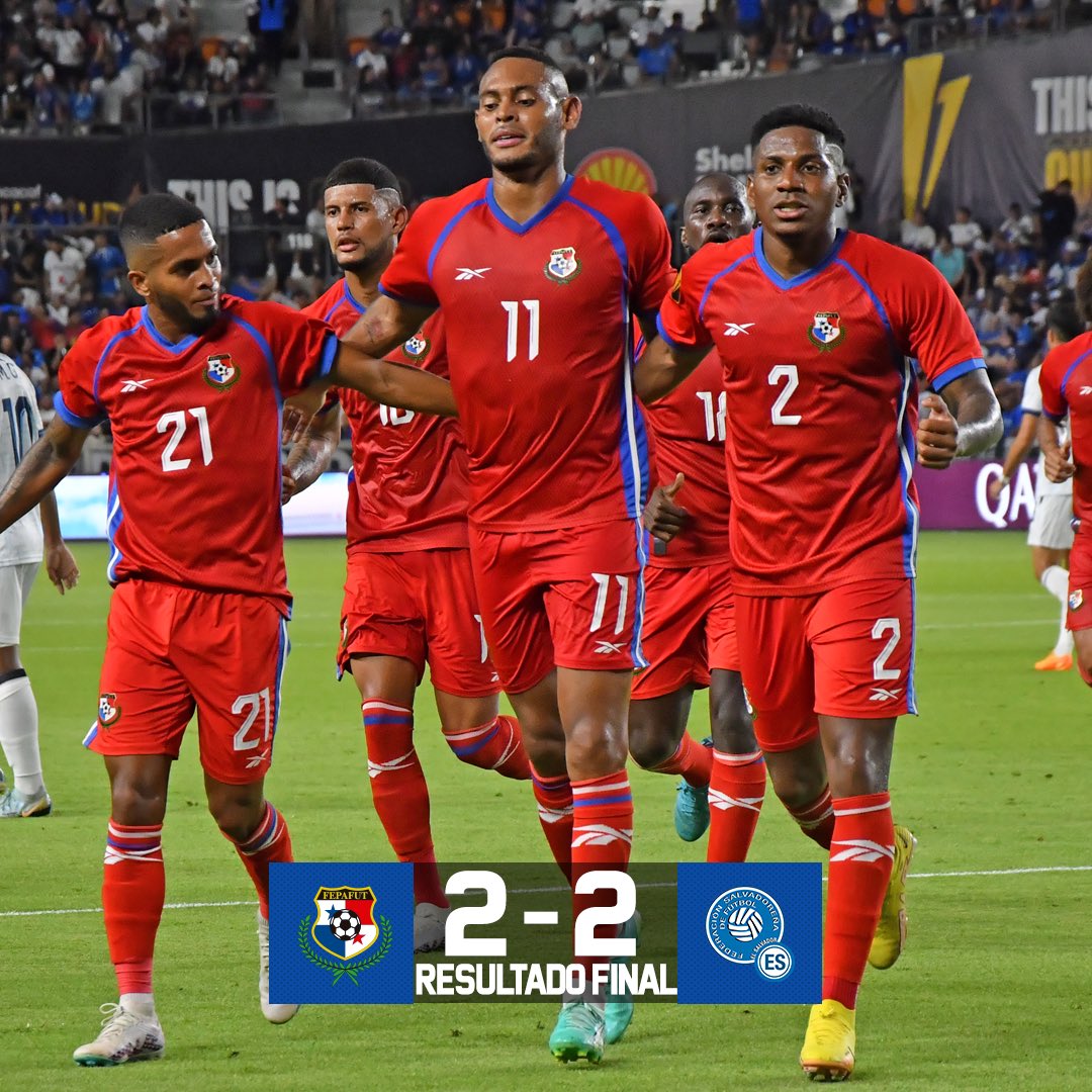 Panamá 🇵🇦 (Fidel Escobar 26’, Ismael Díaz 71’) empató 2-2 ante El Salvador 🇸🇻, en la última jornada de la fase de grupos de la Copa Oro 2023 🏆

Panamá 🇵🇦 se enfrentará este sábado 8 de julio a Catar 🇶🇦 por los cuartos de final.

¿Qué te pareció el partido?

#OriginalStereo29Años