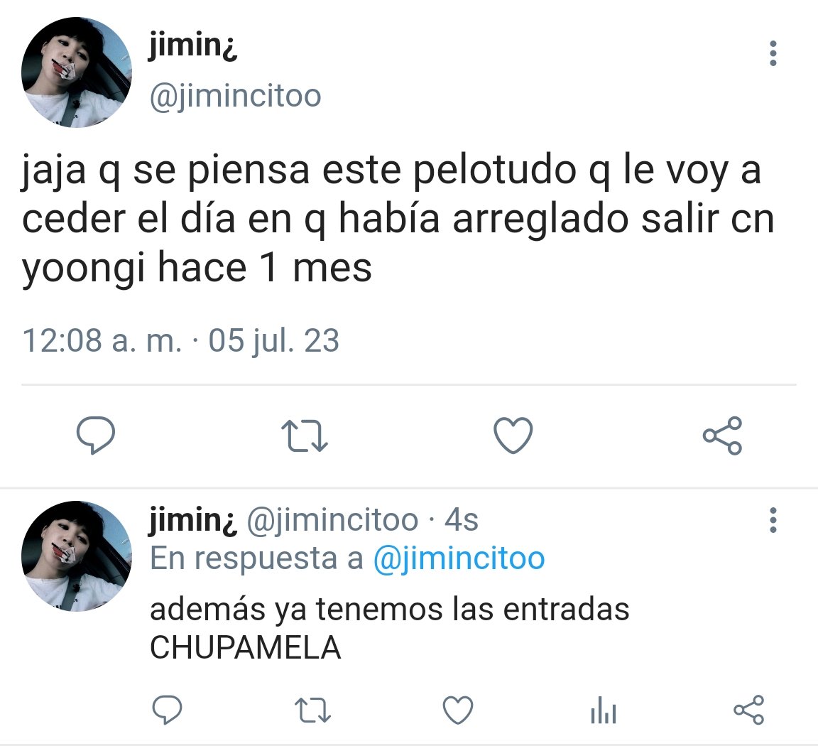 ygmivaron's tweet photo. Un #yoonminau donde tener mala memoria le pasa factura a YG.

O en donde JM y YG son mejores amigos, pero JM odia a la nueva pareja de su bestie. Y YG siempre se olvida de los planes que hace con ambos. https://t.co/hgwpLIAvm1