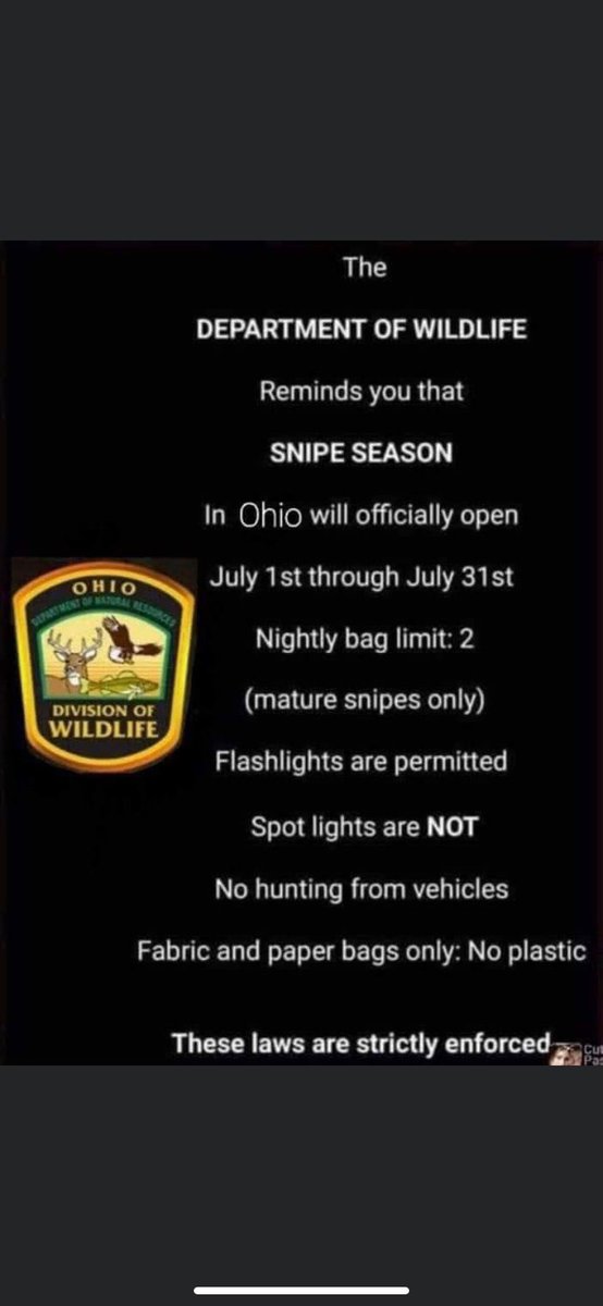 K84IAST8's tweet image. If you have never been snipe hunting before, and live in the North Central IL region, yah better call my Dad. He will take you. #bestever