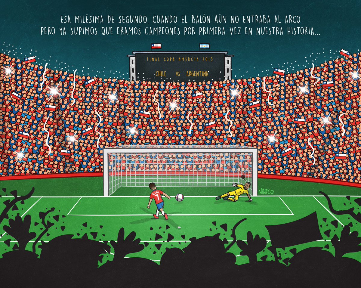 Homenaje al día en que 🇨🇱 ganó su primera Copa América 🏆⚽