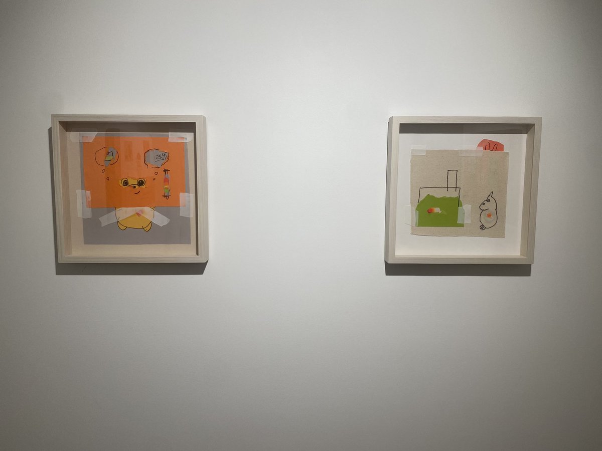 kumakuma09231's tweet photo. 高橋くんの個展㊗️
大学院の時、自分の反対側の壁で描いてて一日中アトリエにいるのに殆ど絵が進まない彼の姿を知ってるから感慨深い https://t.co/ntRon6z2Ef