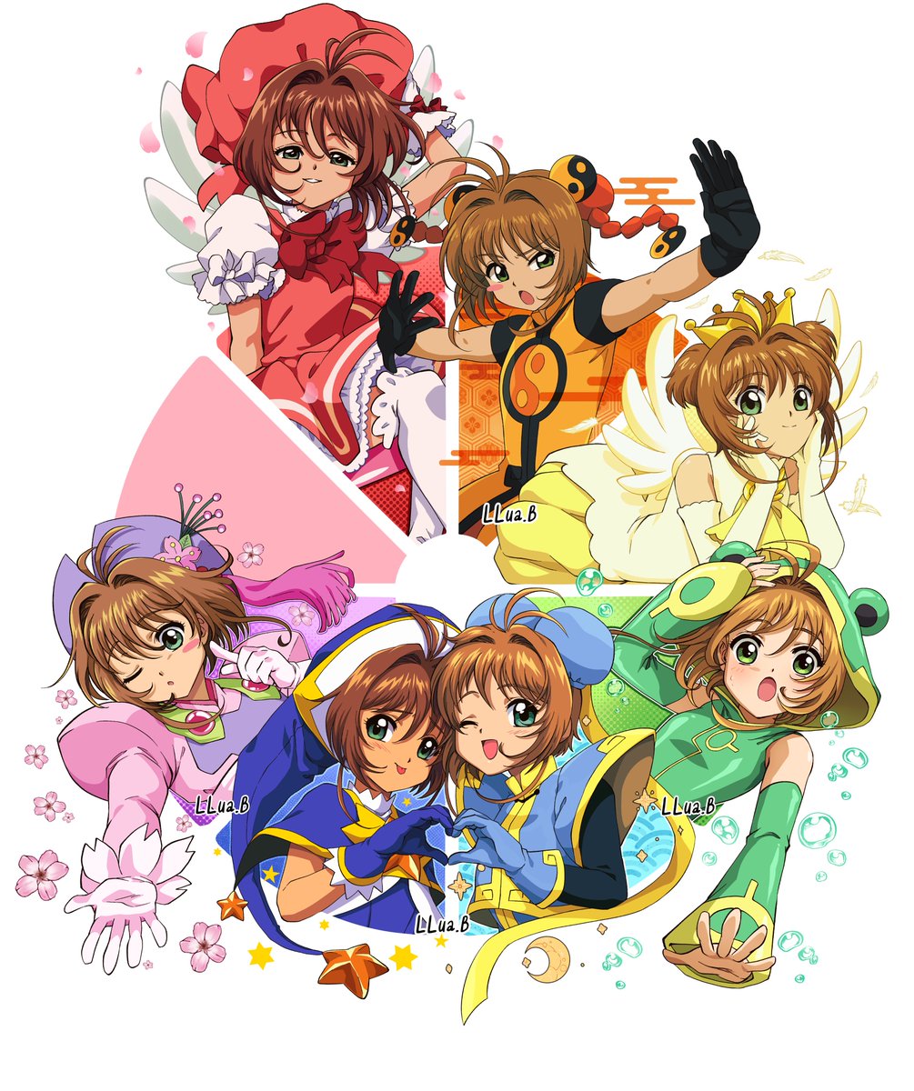 Llua_blue's tweet image. 🌸&amp;amp;🐸!!
#CardCaptorSakura #カードキャプターさくら #木之本桜 #CCS #Clearcard #cardcaptorsakuraclearcard