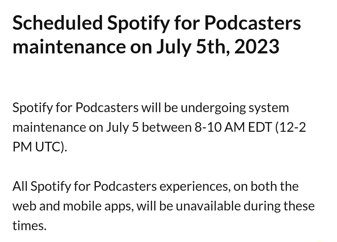 YallsMotherMea's tweet photo. Yall i havent made the podcast.. 
Spotify podcast has been down since yesterday night. Idk why it hasnt work 4 me here TnT https://t.co/muhOTGULVx