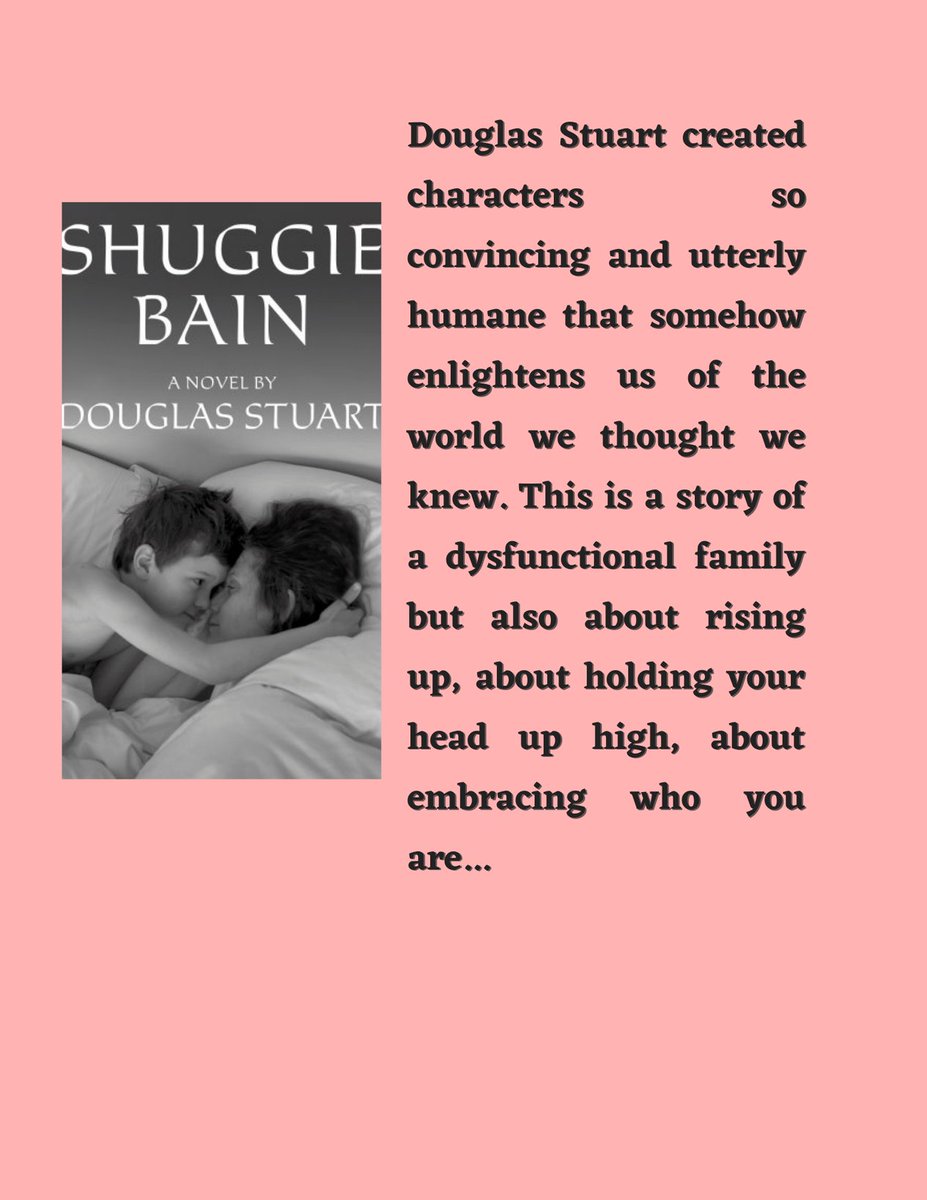 #ShuggieBain #DouglasStuart