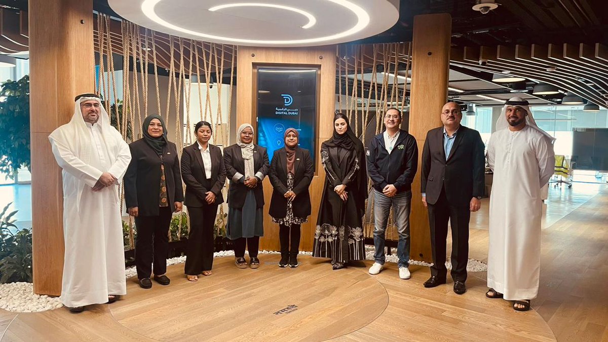 pstumv's tweet photo. Group 5 visited @DubaiDigitalAuthority to learn about initiatives and work undertaken to automate and digitalise life in Dubai.
@UAE_GLP @governmentmv @Govexchangeae https://t.co/7w4zTAbvFs