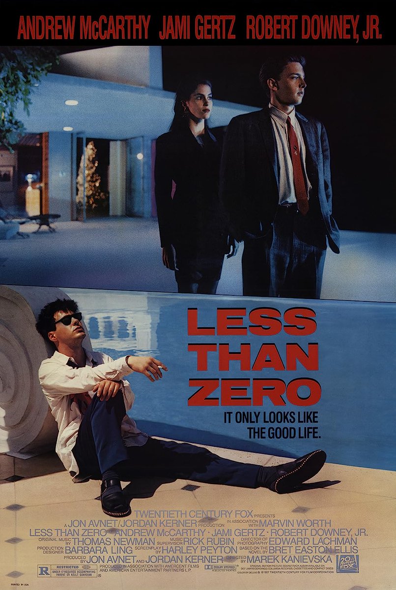 Alex_Chatman's tweet image. Watching #LessThanZero (1987)