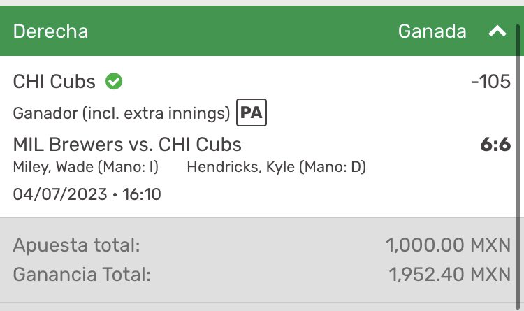 NaniLRE's tweet photo. Se jugó y se ganó ‼️‼️

Brutal lo que hicimos hoy 👨🏻‍🍳🚶

Phillies F5 ✅
Cubs ML ✅
Under 8 tigers vs a’s ✅
Blue Jays ML ✅

Nationals ML ❌

Dale ❤️+RT+❤️

ATENTOS A MI SIGUIENTE TUIT… 🇰🇷⚾️ https://t.co/f1xnqToLU2