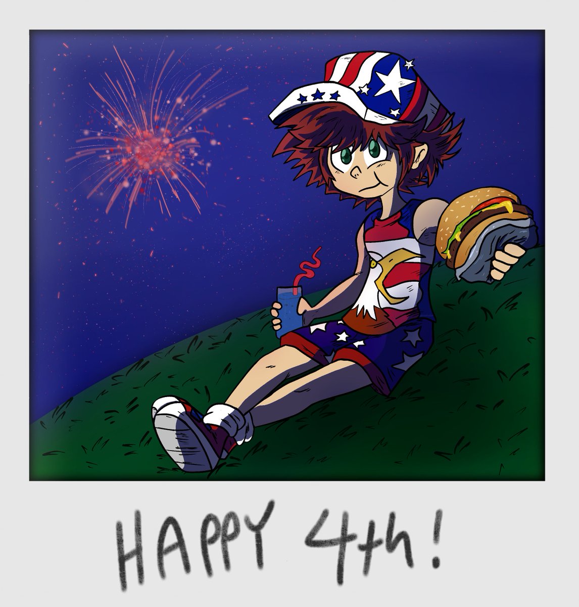 radcular's tweet photo. Happy Fourth folks! Cutting it late, but here's a borger for u. 
Hope you had clear skies tonight. https://t.co/FpJkiXKJdz