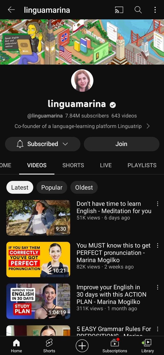 prkdlx's tweet photo. Apa channel YouTube favorite kamu buat belajar bahasa Inggris?

Me: Linguamarina &amp; English Fluency Journey 👐 https://t.co/6JiECAEuxR