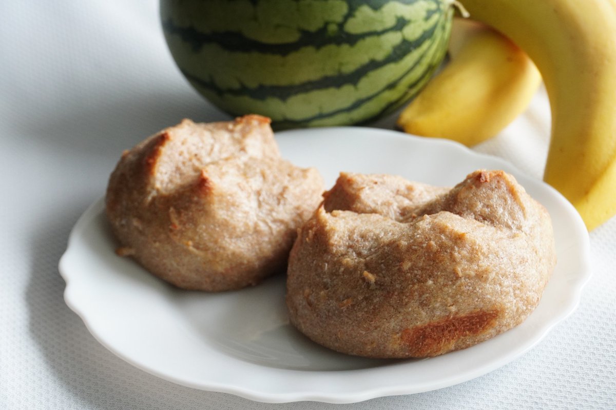 BreadmakerM's tweet image. 発酵野菜とライ麦のパンを焼きました。
発酵が進みすぎて、たれぱんだみたい😂
炒めた玉ねぎの様な香りがしました。