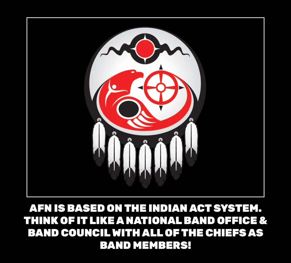 Unless it’s changed AFN structure is based on colonial Indian Act system-AFN Executive Committee is also Board of Directors of AFN Secretariat Inc., a federal non-profit corporation where tens of millions of federal funding was provided annually during 6 yrs. Bellegarde was NC!