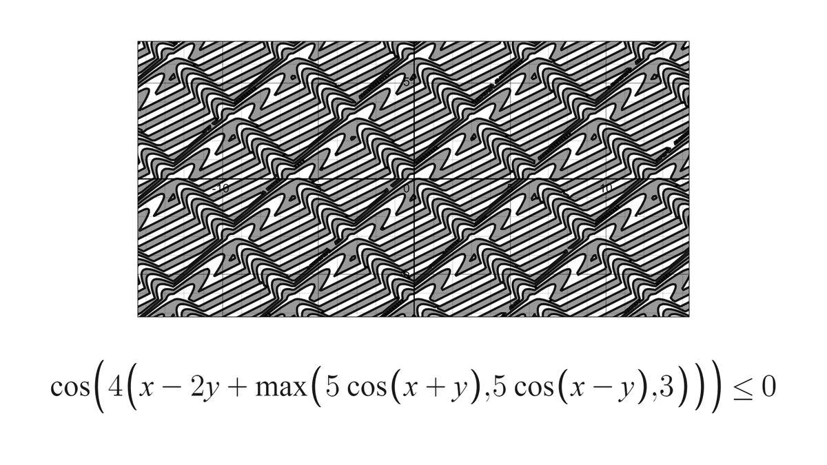 TETH_Main's tweet image. なまこ壁 #MathinReality