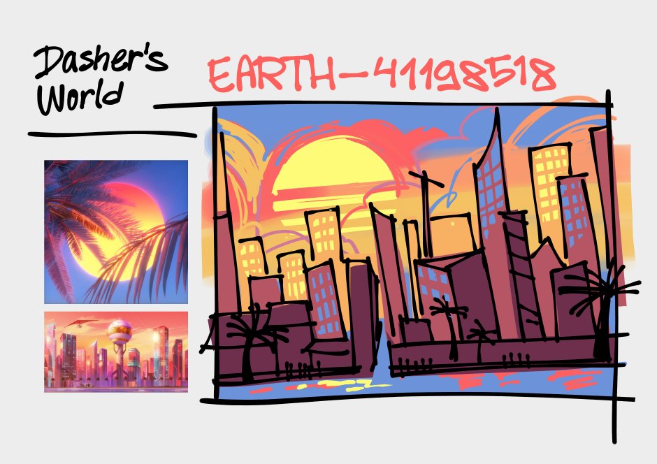 straybeetle's tweet photo. some more fun dasher exploration :) i settled on his full name being Dasher Sunrise https://t.co/HYib991g1C
