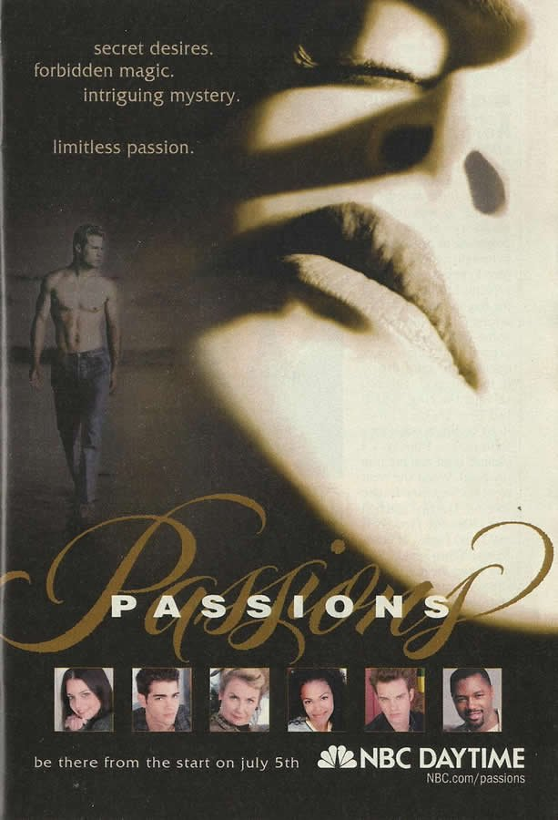 k50cullen's tweet photo. In 1999 and 24 Years Ago, #Passions premiered on @nbc on this day and deserves a comeback. RT and Like if you love and miss this show. #SoapTwitter (#JulietMills, #JoshRyanEvans, @mckenziewestmor, @laevatamargo, @SilvanaArias, #HanniaGuillen, @L_Hartley, @Andreaevansprod, https://t.co/AsofmL3TXs
