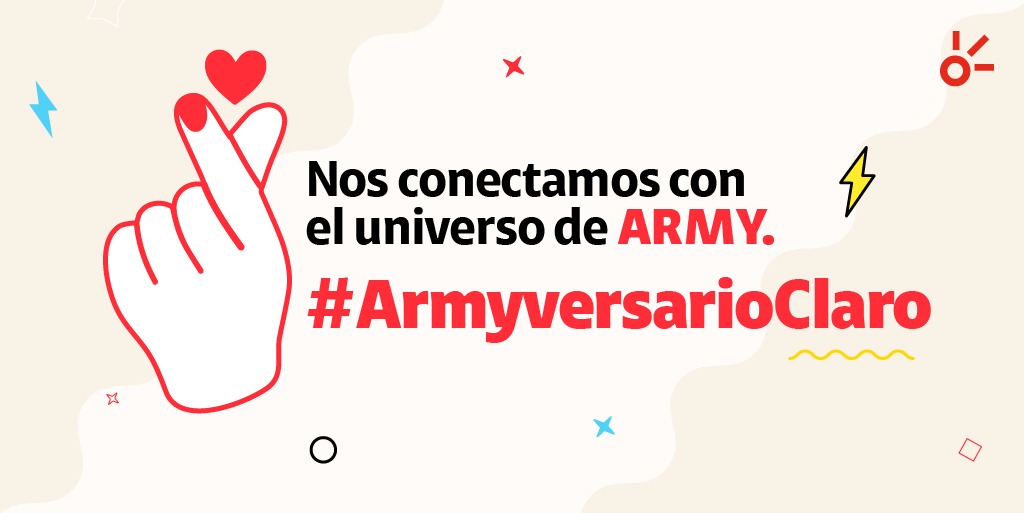ClaroColombia's tweet photo. ARMY, guarden esta fecha 9 de julio de 2023 😌. Porque seremos tendencia y el mundo conocerá nuestro poder #ArmyversarioClaro 🤩. Si este tweet llega a 300 RT les contamos una sorpresa 🥳🙈 @BTS_Colombia @ARMYBogotaCol @BTSDreamLabCol #JungKook https://t.co/jw9fiZhL3w