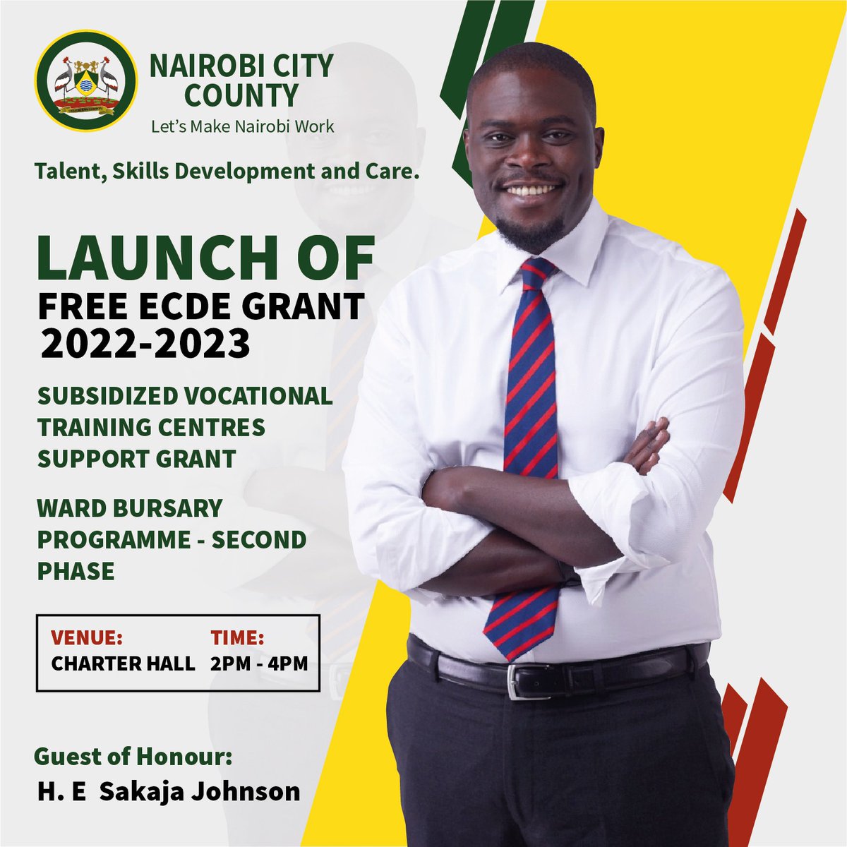 BrianMulama_'s tweet photo. Today, H. E Governor @SakajaJohnson will Launch The Free ECDE Grant, the Subsidized Vocational Centers Support Grant &amp; the 2nd Phase of the Ward Bursary Program. Karibuni. #LazimaIWork. https://t.co/yFNVUH3Wvt
